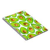 Avocado snijdt waterverf notitieboek (Rechterzijde)