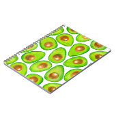 Avocado snijdt waterverf notitieboek (Linkerzijde)