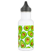Avocado snijdt waterverf waterfles (Links)
