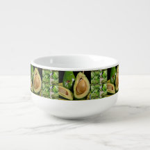 Avocado Soup Mug Sjabloon afbeelding tekstkleur ve
