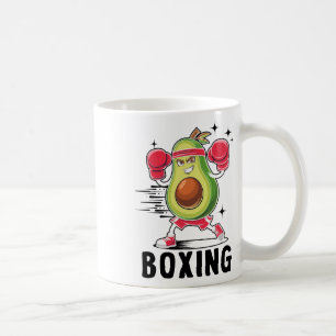Avocado spelen Boksen Gezonde Vegetarische Voeding Koffiemok