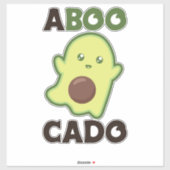 Avocado Spirit voor Halloween Funny Avocados Sticker (Vel)