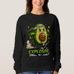 Avocado Sprint Mode Cardio Hardloper Fitness T-shi Trui