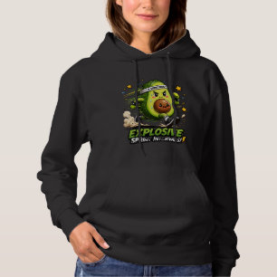 Avocado Sprint Modus Cardio Hardloper Fitness T-sh Hoodie