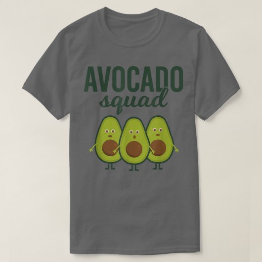 Avocado squad Funny Team T-shirt (Design voorkant)