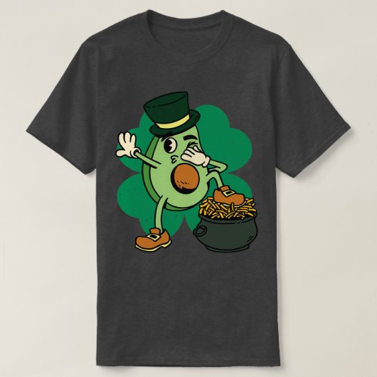 Avocado St Patrick T-shirt (Design voorkant)