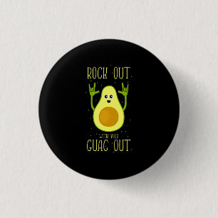 Avocado steekt uit met jouw Guac uit Ronde Button 3,2 Cm