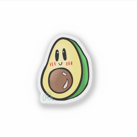 Avocado Sticker (Voorkant)