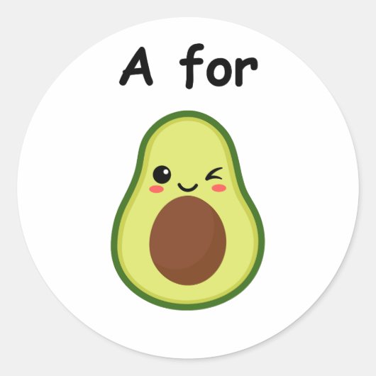 Avocado stickers (Voorkant)