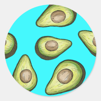 Avocado Stickers voor de liefhebber van natuur bot