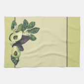 Avocado still Life Waterverf Print Kitchen Towel Theedoek (Horizontaal)