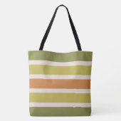 Avocado Striped Tote Bag (Achterkant)