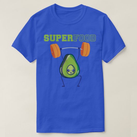 Avocado Superfood AvoCardio Training Avocado Diet T-shirt (Design voorkant)