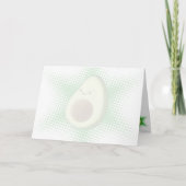 Avocado Superstar Blanco Bedankkaart (Voorkant)