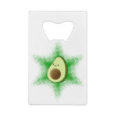 Avocado Superstar Creditkaart Flessenopener (Achterkant)
