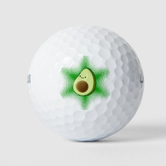 Avocado Superstar Golfballen (Voorkant)
