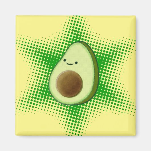 Avocado Superstar Magneet (Voorkant)