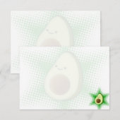 Avocado Superster Notitiekaartje (Voorkant / Achterkant)