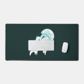 Avocado Surfing on a Slice of Pizza Ice Version Bureaumat (Keyboard & Muis)