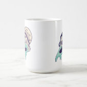 Avocado Surfing on a Slice of Pizza Mint Version Koffiemok (Center)