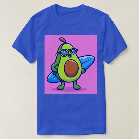 Avocado Surfing T-shirt (Design voorkant)