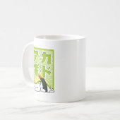 Avocado Sushi Cat Koffiemok (Voorkant links)