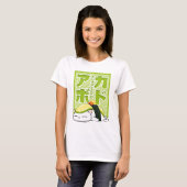 Avocado Sushi Cat T-shirt (Voorkant volledig)
