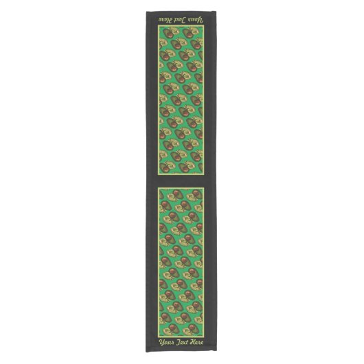 Avocado Table Runner Korte Tafelloper (Voorkant)