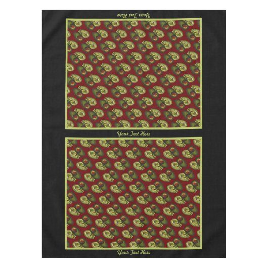Avocado Tablecloth - Optionele personalisatie Tafelkleed (Voorkant)