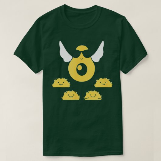 Avocado Taco Dress Cool Heilige Guacamole Pun T-shirt (Design voorkant)