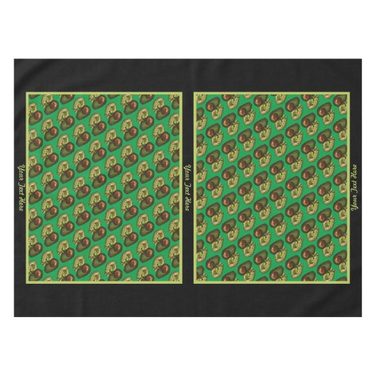 avocado tafelkleed (Voorkant (Horizontaal))