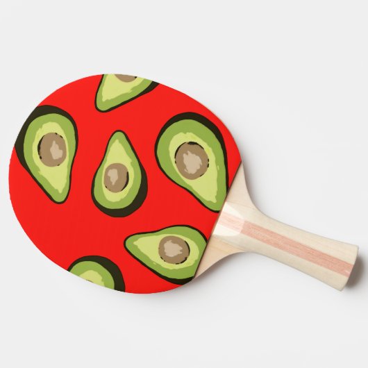 Avocado Tafeltennisbatje (Zijkant)