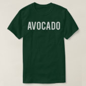 Avocado TCool goedkoop geschenk voor nieuwe geelfr T-shirt (Design voorkant)