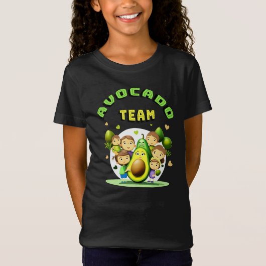 Avocado team t-shirt (Voorkant)