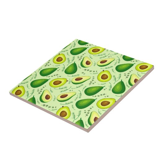Avocado Tegeltje (Zijkant)
