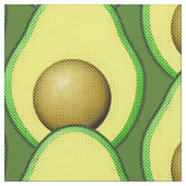 avocado tekenpatroon stof (Close Up)