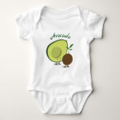 Avocado-tekens | Baby Bodysuit (Voorkant)