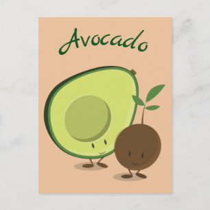 Avocado-tekens   BRIEFKAART