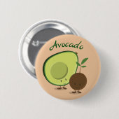 Avocado-tekens | Button (Voorkant /achterkant)