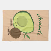 Avocado-tekens | Keukenhanddoek (Horizontaal)