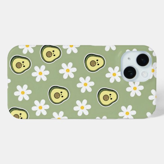 Avocado telefoonhoesje Case-Mate iPhone case (Achterkant (horizontaal))