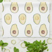 Avocado thema keukenhanddoek (Gevouwen)