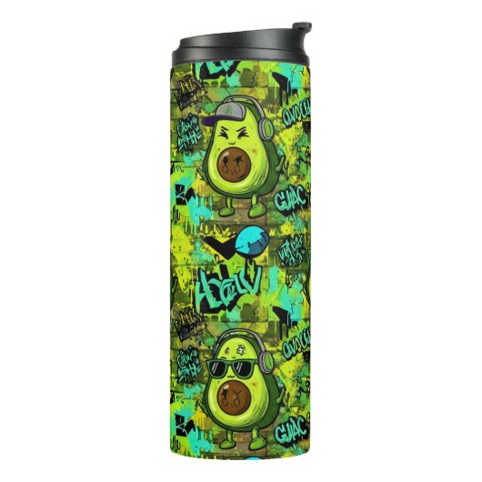 Avocado thermische mok (Gedraaid links)