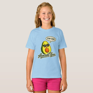 Avocado Tijd Mooie Meisjes T-Shirt
