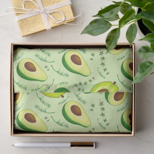 Avocado Tissuepapier (Geschenk)