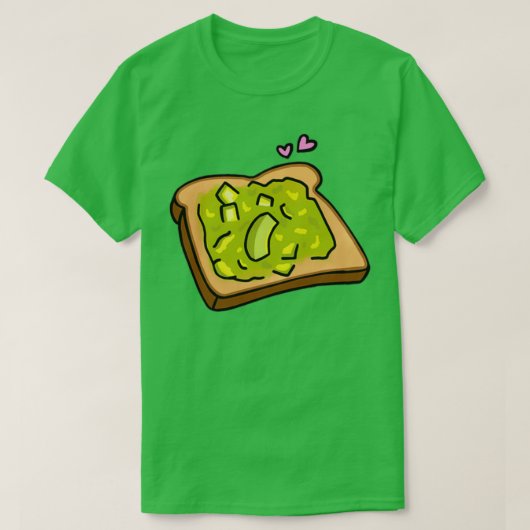avocado toast 10 t-shirt (Design voorkant)