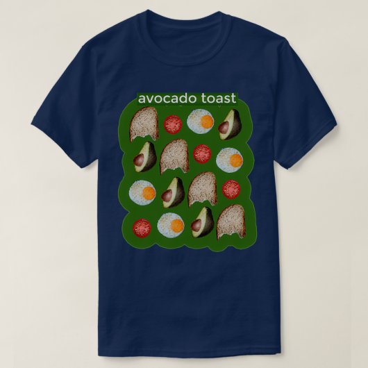 Avocado Toast 35 T-shirt (Design voorkant)