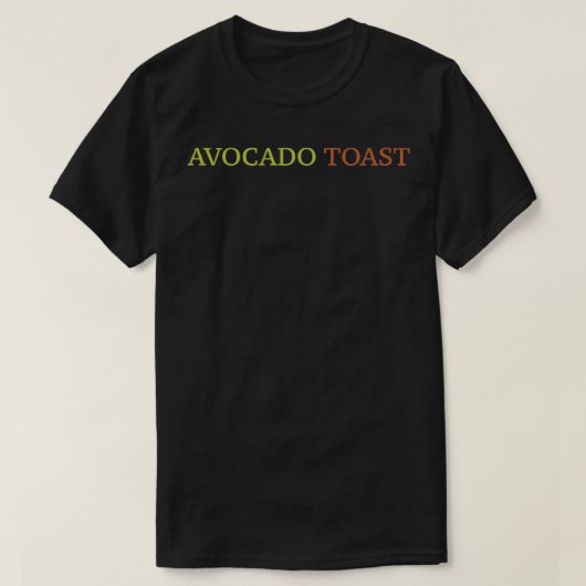 Avocado Toast 37 T-shirt (Design voorkant)