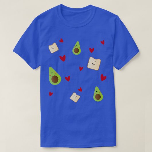 Avocado toast 5 t-shirt (Design voorkant)