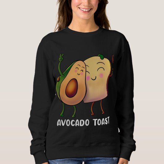 Avocado Toast - Alligator Par Bread Vegan V. Trui (Voorkant)